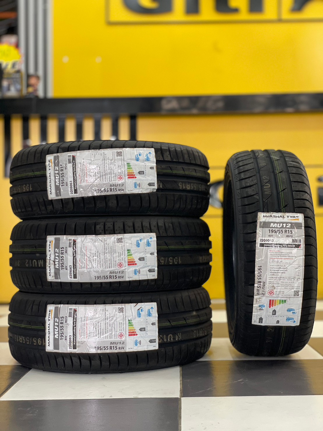 MARSHAL MU12 195/55R15 ยางใหม่ปี2023