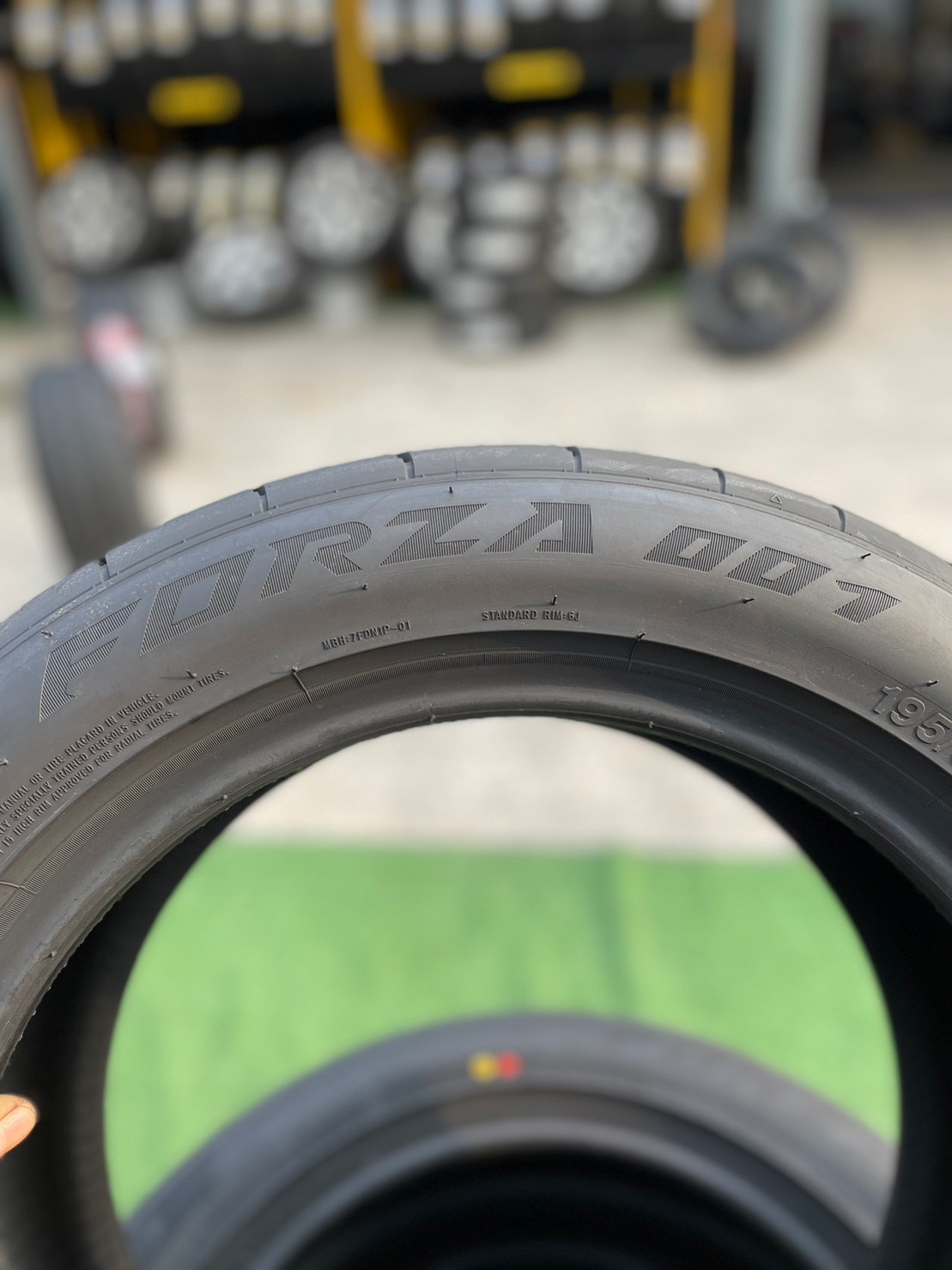 #ยางKINTO FORZA 001 Treadwear280 #195/55R15 ยางใหม่ 2023