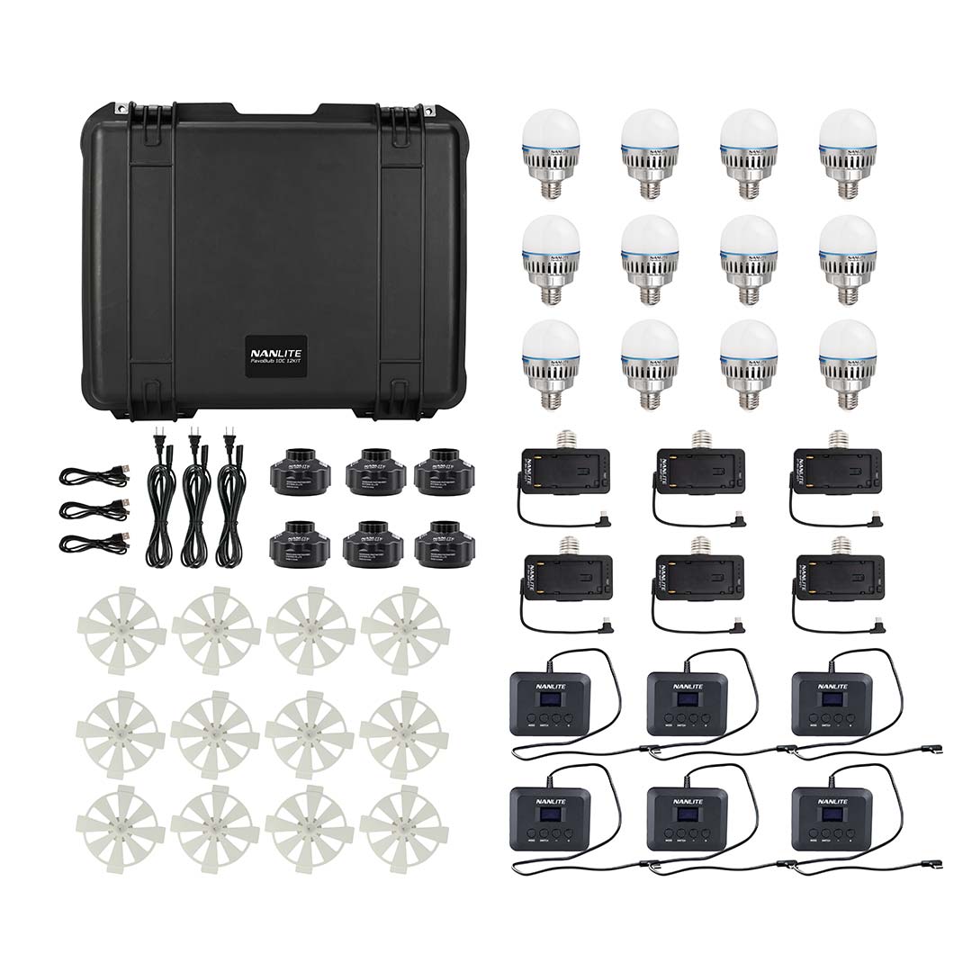 Nanlite PavoBulb 10C RGBWW LED Bulb 12KIT