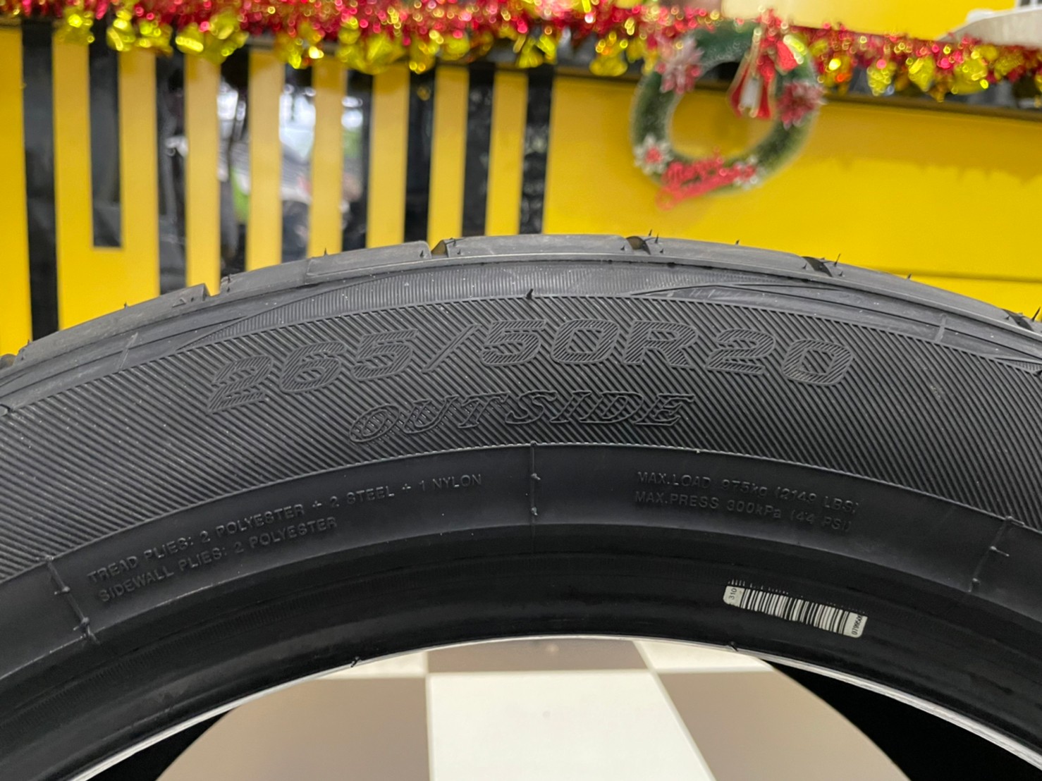 KINTO V36 265/50R20ยางใหม่ปี2023