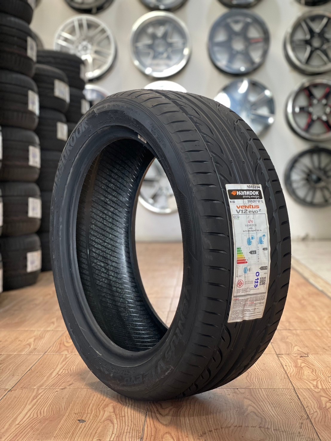 ยางใหม่ ฮันคุ๊ก HANKOOK VENTUS V12 EVO2 205/50R17 ยางใหม่ปี2023
