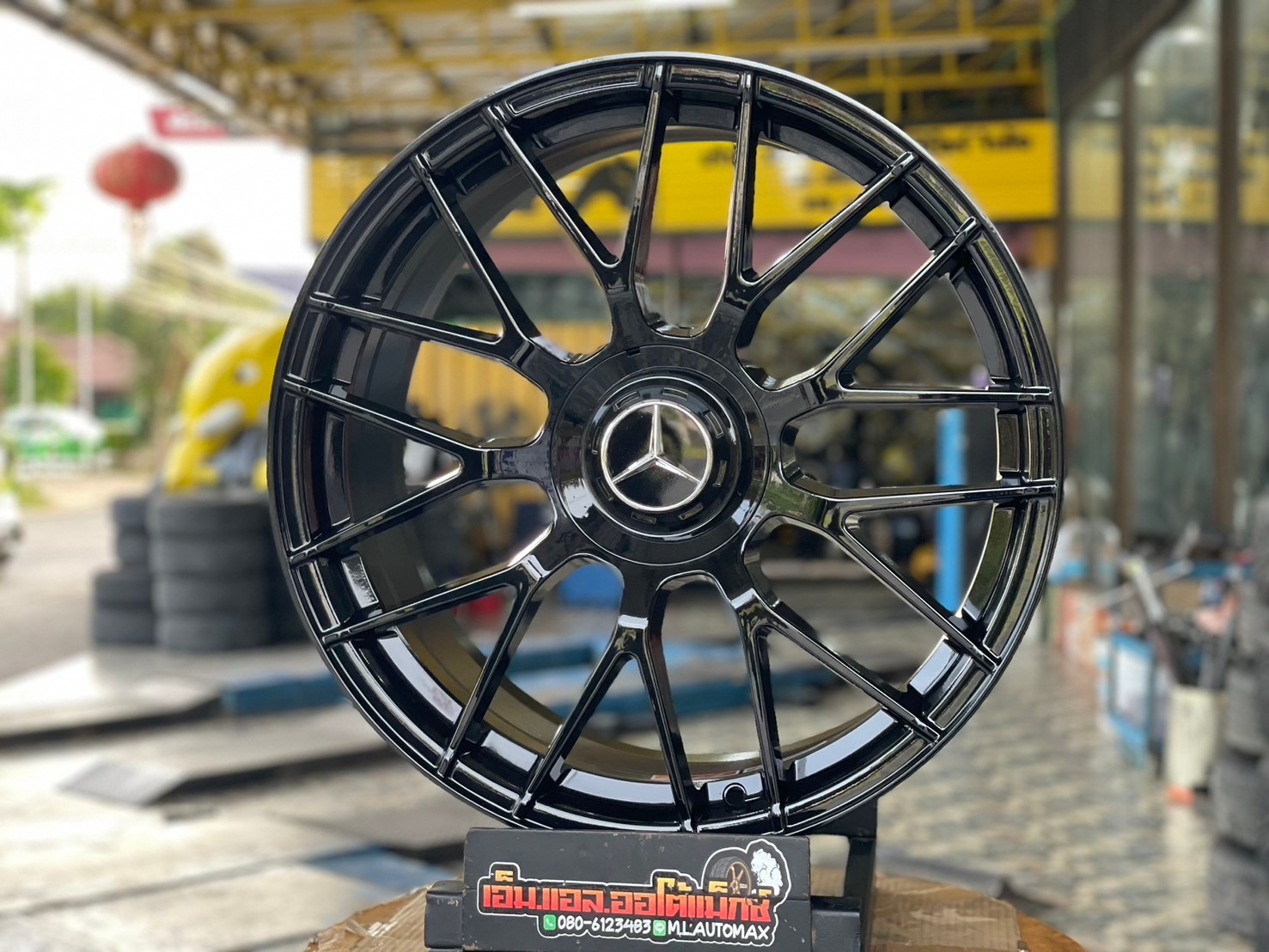 ล้อแม็กซ์ใหม่ สำหรับใส่รถ Mercedes-Benz ขอบ19" นิ้ว 5x112 ล้อเบาผลิตแบบ Flow Forming