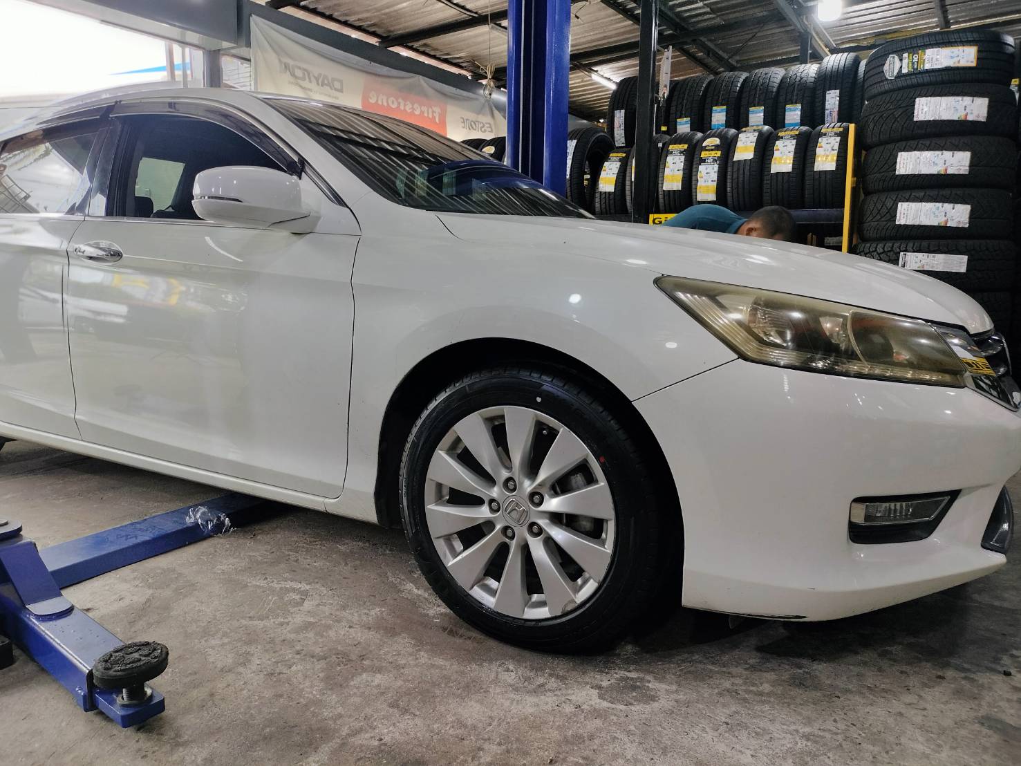 HONDA_ACCORD เปลี่ยนยาง🛞 #GITI_P10_225/50R17