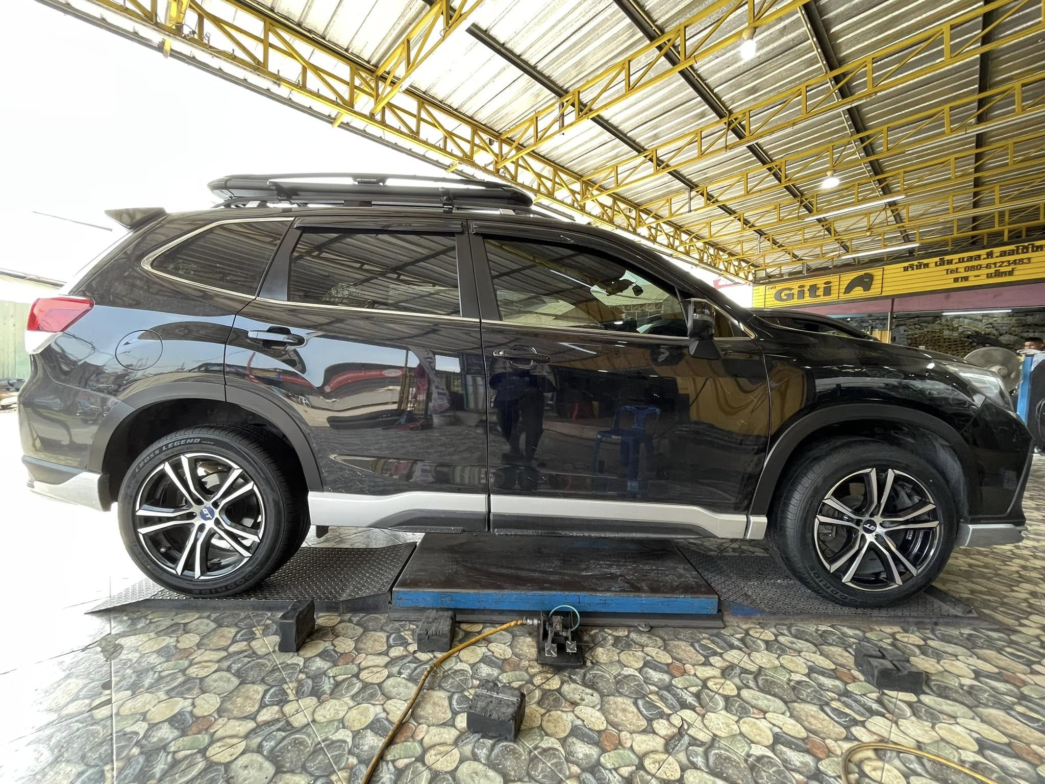 #SUBARU_FIRESTER🛞 #GOODRIDE_SU320_225/55R18 #บริการตั้งศูนย์ล้อ🛞