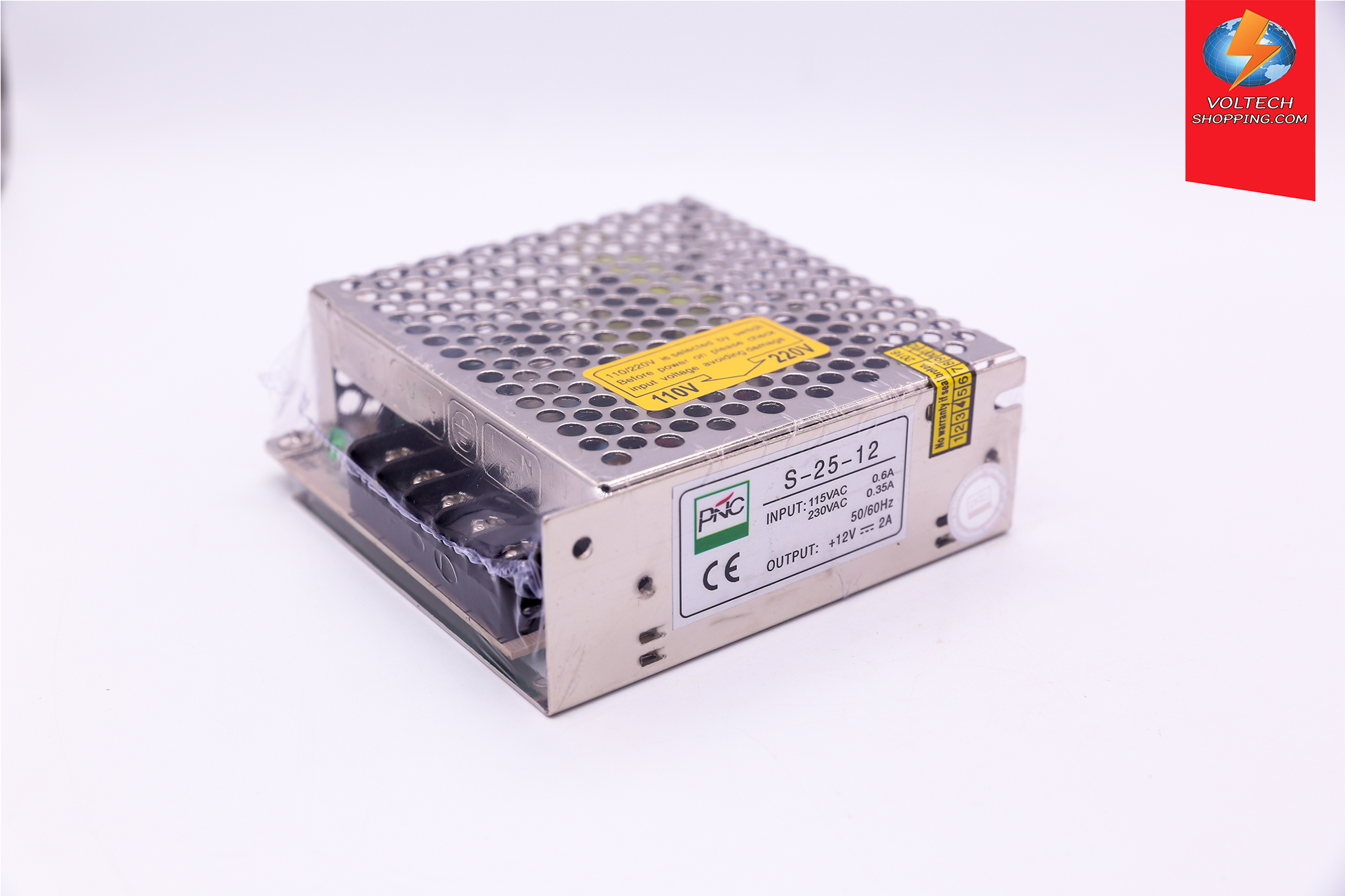 Power Supply 220VAC/12 VDC, 2A, 25W