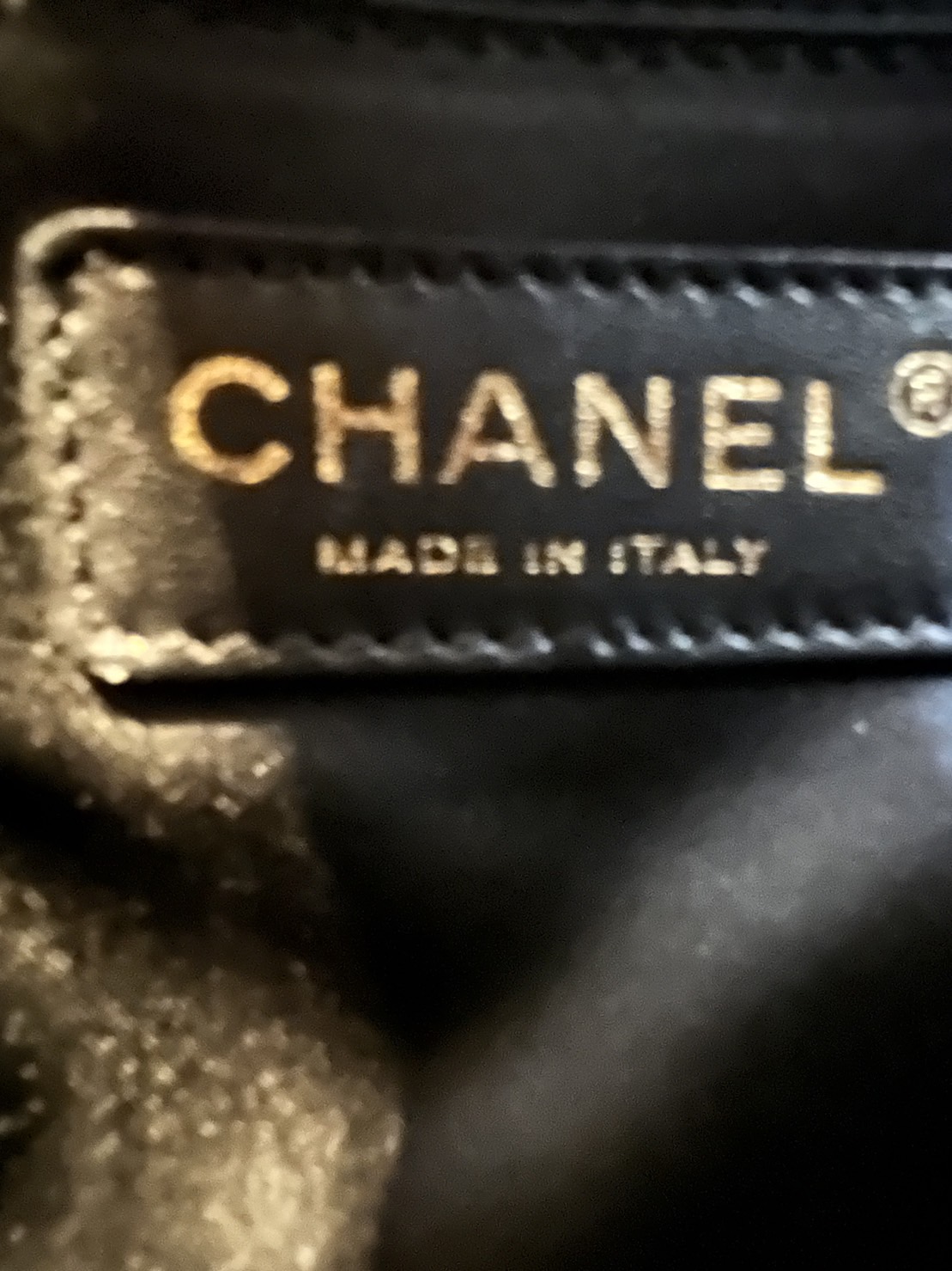 Chanel PST Tote Caviar black holo16