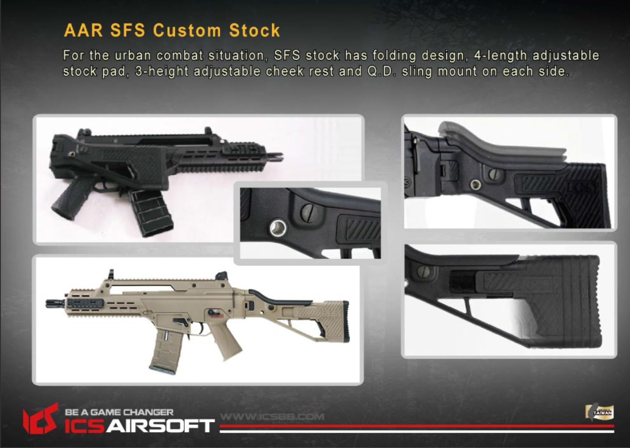 ICS-235 AAR Advanced Assault Rifle-Two-Tone