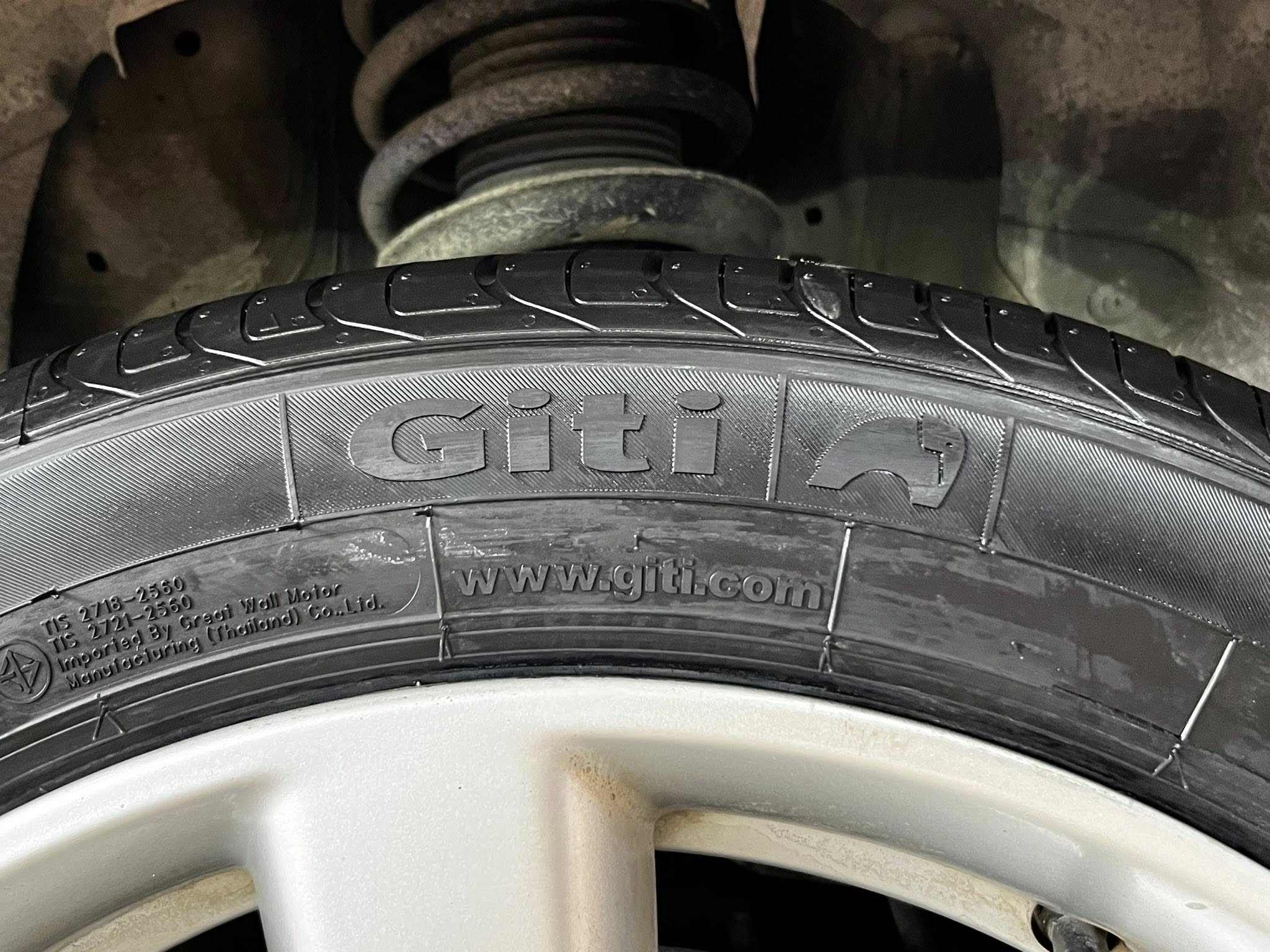 ORA_GOODCAT🚘เปลี่ยนยาง 🛞🐘#GITI_Comfort225V1_215/50R18