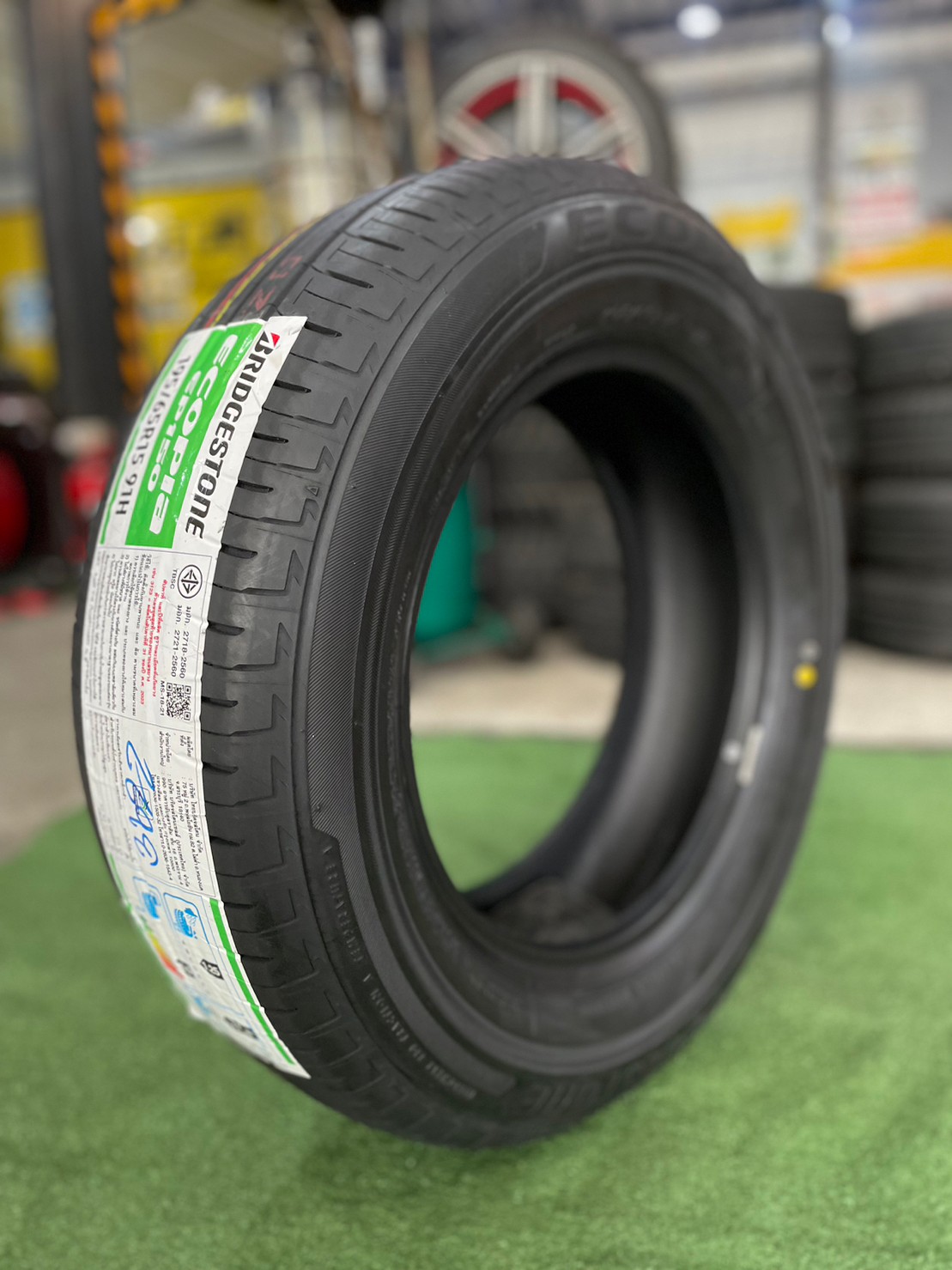 #BRIDGESTONE #Ecopia #EP150 195/65R15 ยางใหม่ปลายปี22