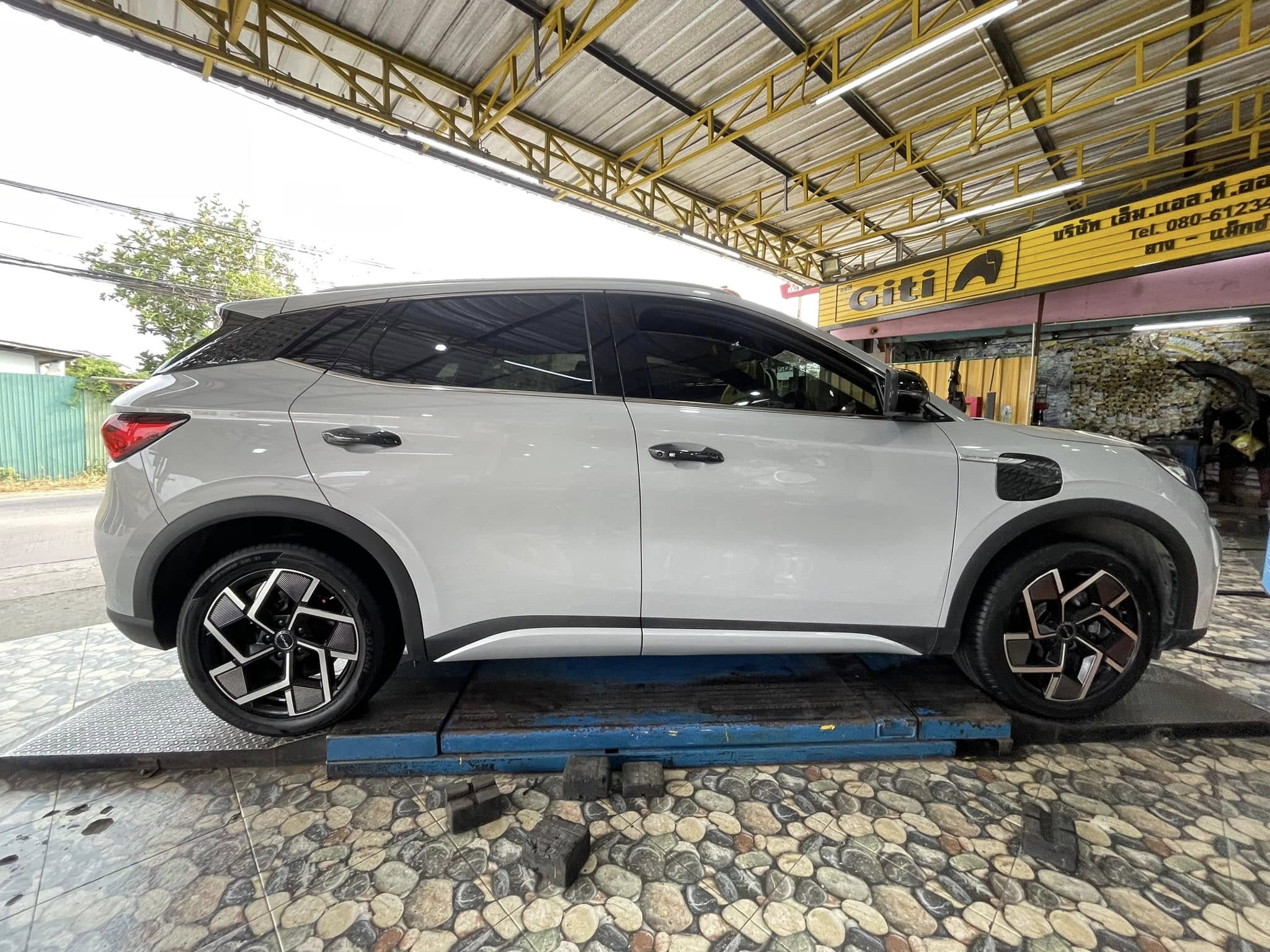 #BYD_ATTO3 เปลี่ยนยาง กับยางรถไฟฟ้า🛞#OTANI #KN1000 225/5018