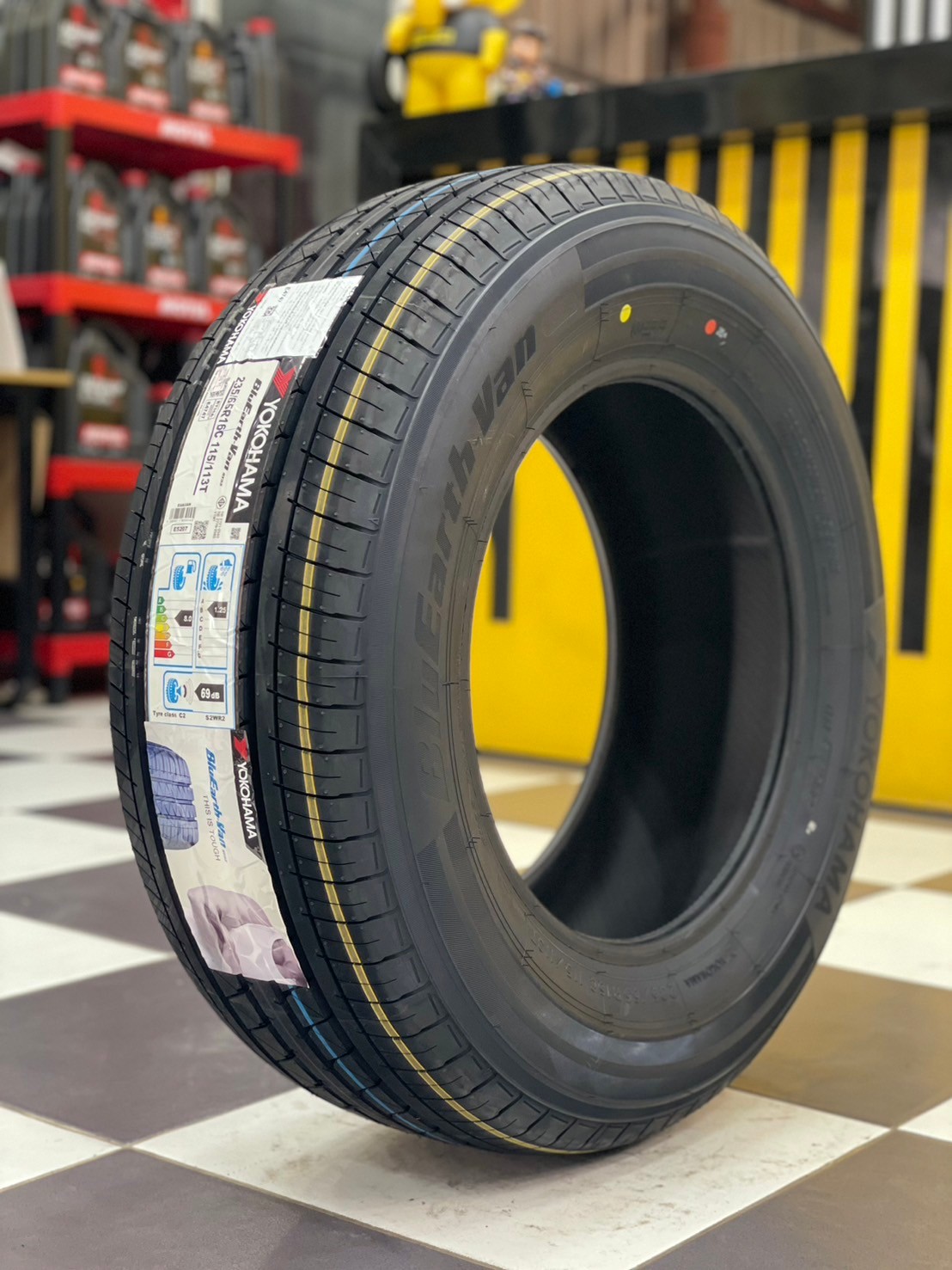 ยางใหม่โยโกฮาม่า #Yokohama BluEarth-VAN #RY55 235/65R16 ยางใหม่ปี2024