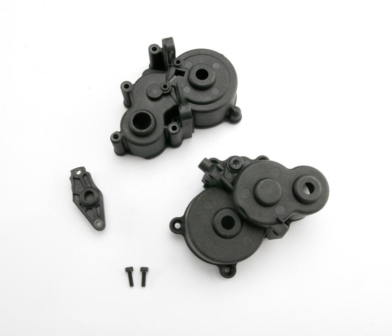 3991X Gearbox halves (front & rear)/ shift detent ball/ spring/ 4mm GS/ shift shaft seal, glued/ 2.5x8mm CS (2)