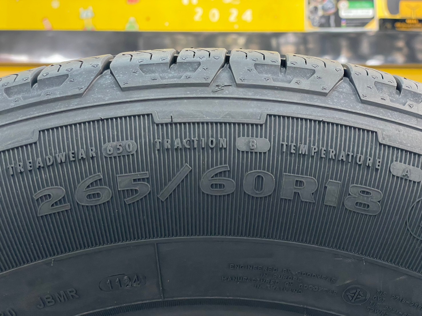 ยางใหม่กู๊ดเยียร์ GOODYEAR WRANGLER TERRITORY HT 265/60R18 ยางใหม่ปี2024