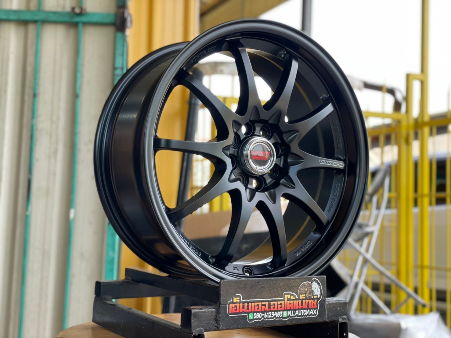 ล้อแม็กCe28 สีดำ ขอบ17 กว้าง7.5 4รู100 ล้อไทยคุณภาพดี SSW S200