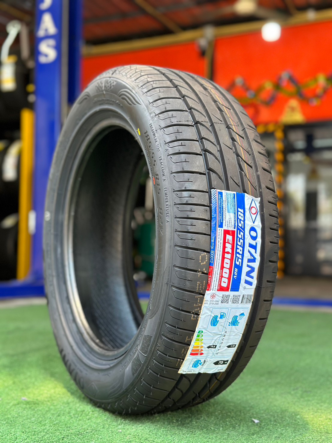 OTANI EK1000 185/55R15 ยางใหม่ปี2023 ราคาพิเศษพร้อมติดตั้งฟรี สามารถสอบถามเพิ่มเติมได้ค่ะ