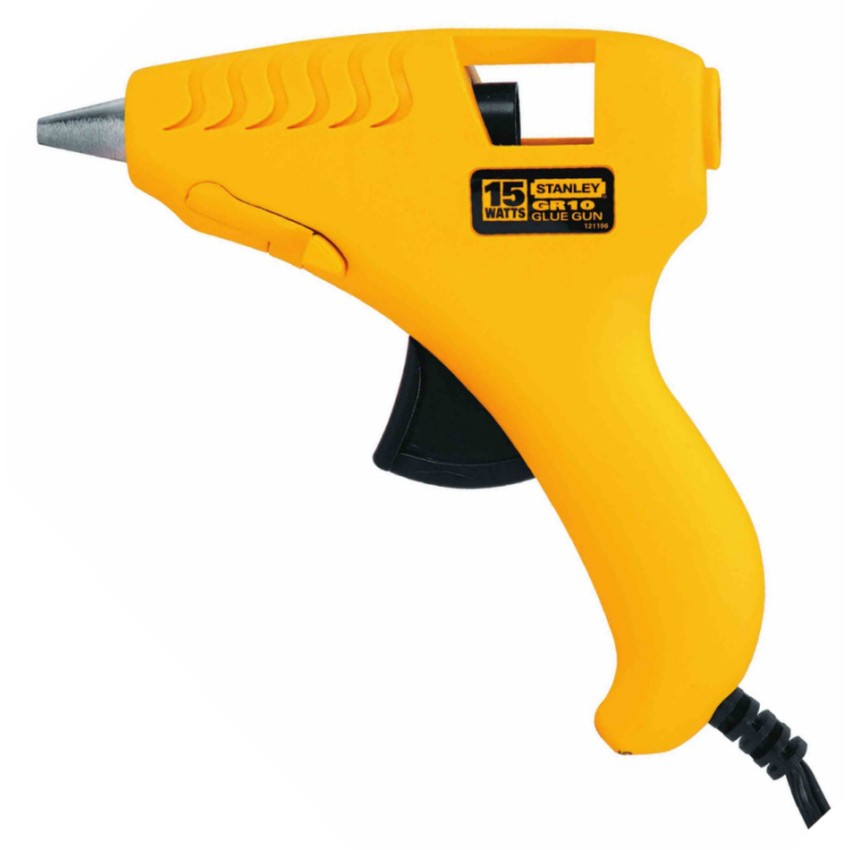 Stanley 69-GR10B ปืนยิงกาวไฟฟ้า ขนาดเล็ก หัวกลม 15 วัตต์ (ขาปลั๊กกลม)