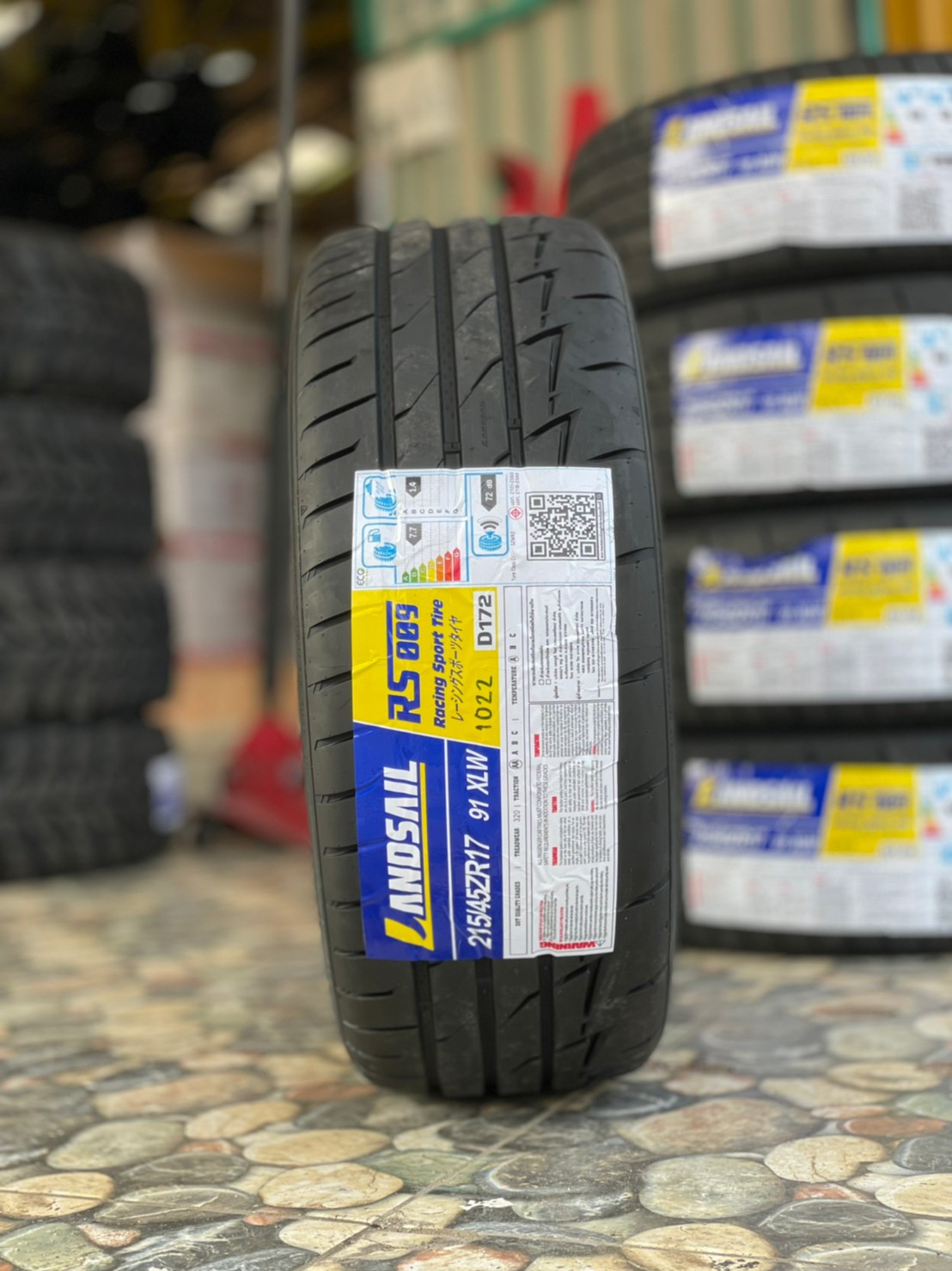 Landsail RS009 215/45R17ยางลายซิ่ง 🔥🔥🔥 ยางสปอร์ตนุ่มหนึบ