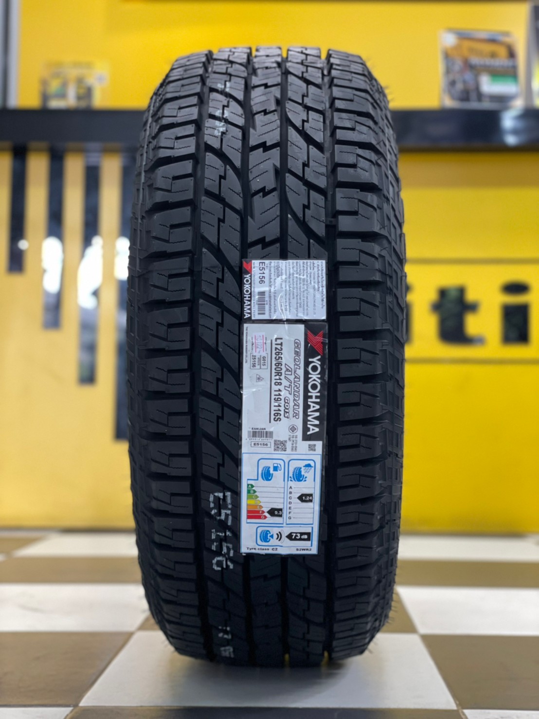 ยาง YOKOHAMA GEOLANDAR AT G015 265/60R18 ยางตัวหนังสือสีขาว ยางใหม่ปี2022