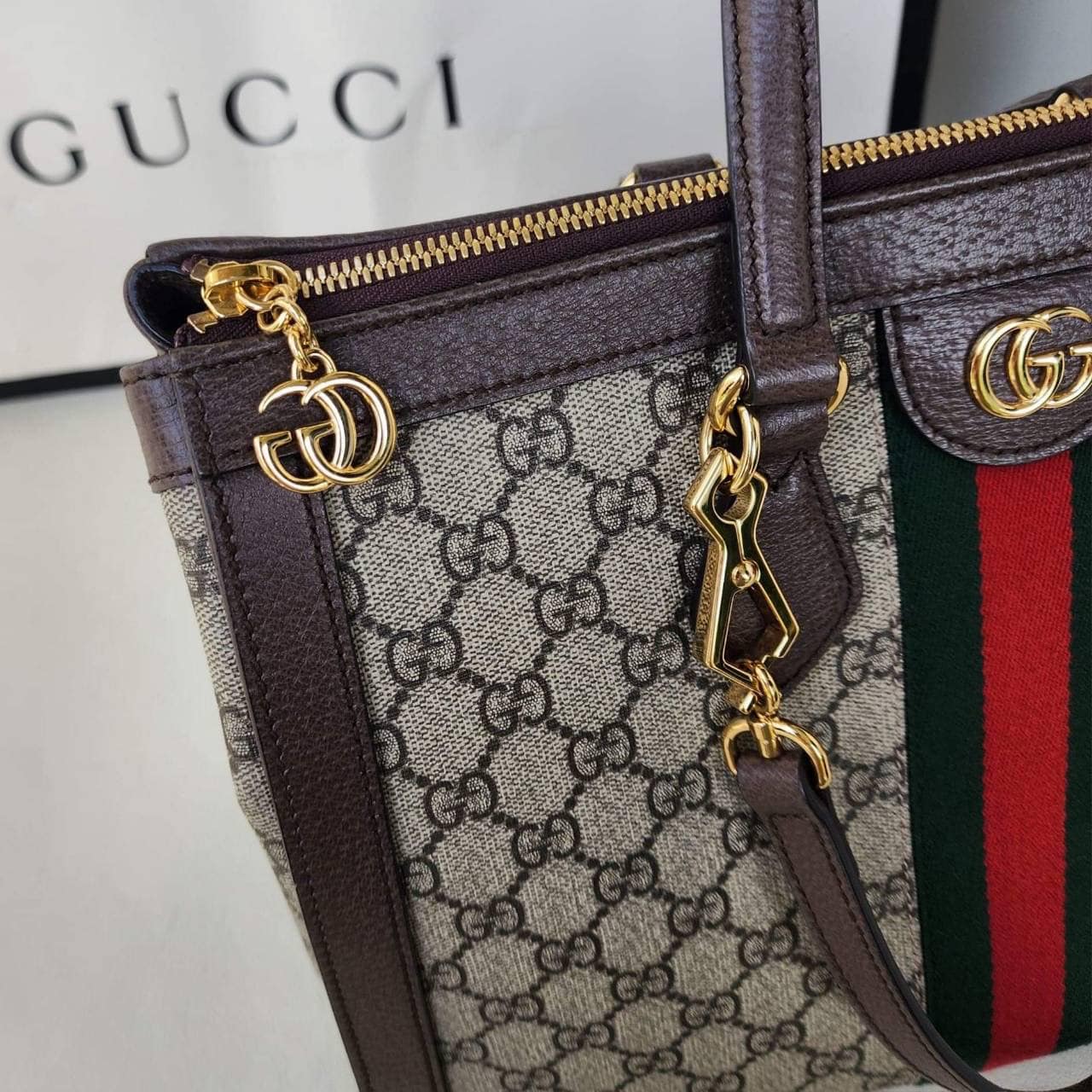 กระเป๋าแบรนด์เนมแท้มือสอง Gucci ophidia GG