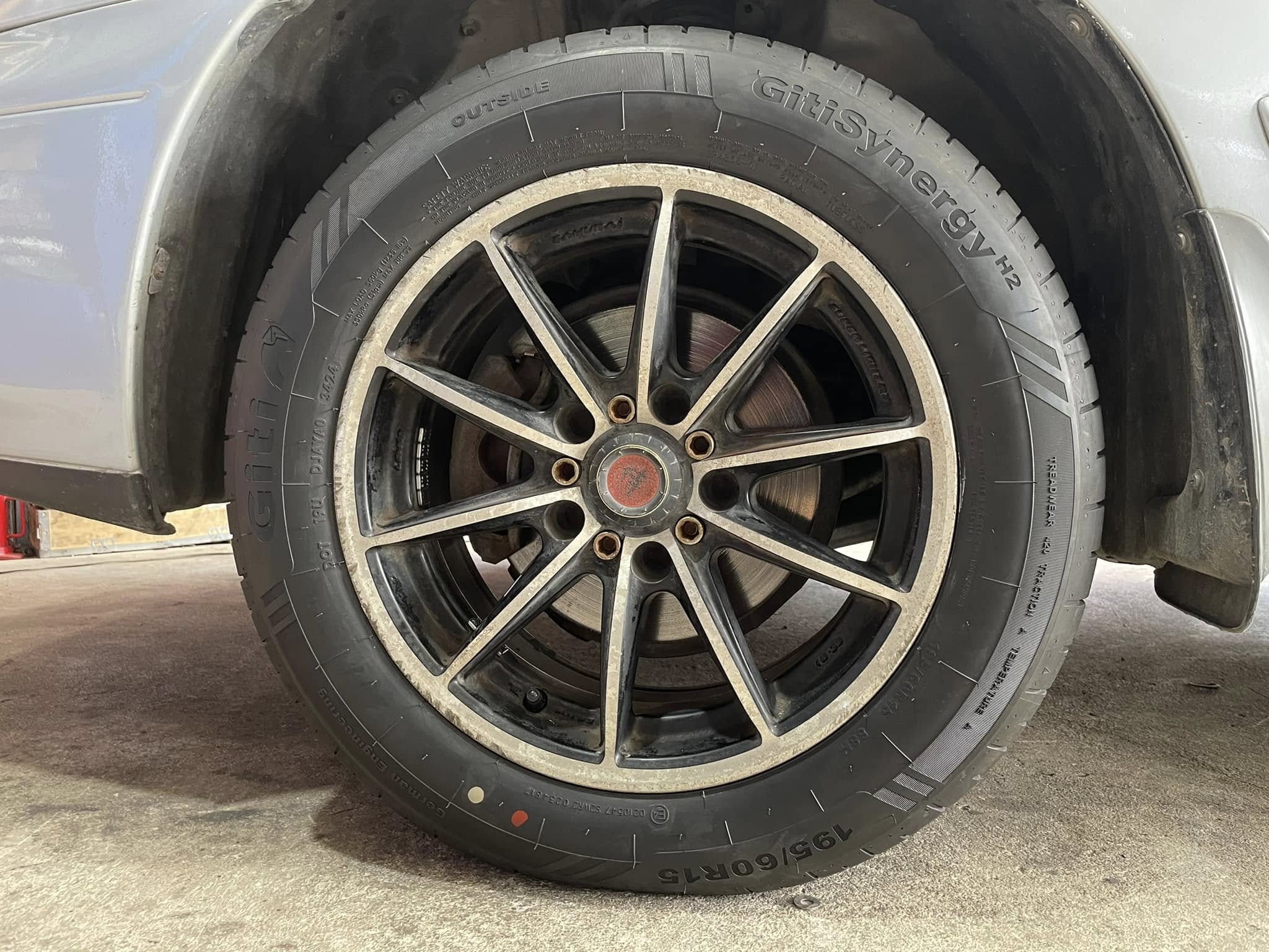 #TOYOTA_EXSIOR🛞 เปลี่ยนยาง #GITI_SynergyH2_195/60R15