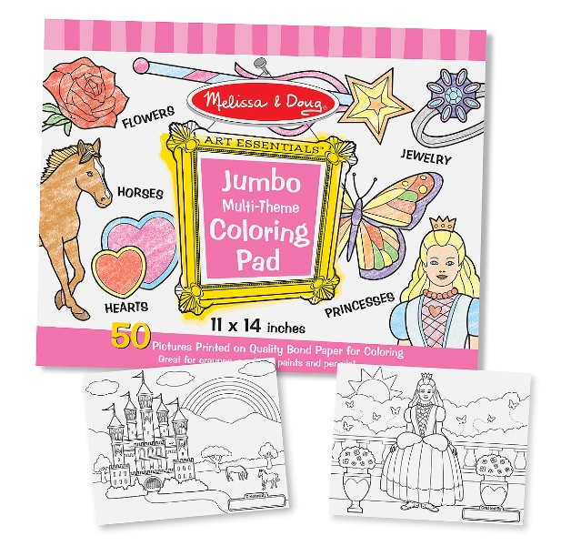 JBM050-4225 Jumbo Coloring Pads - Pink
