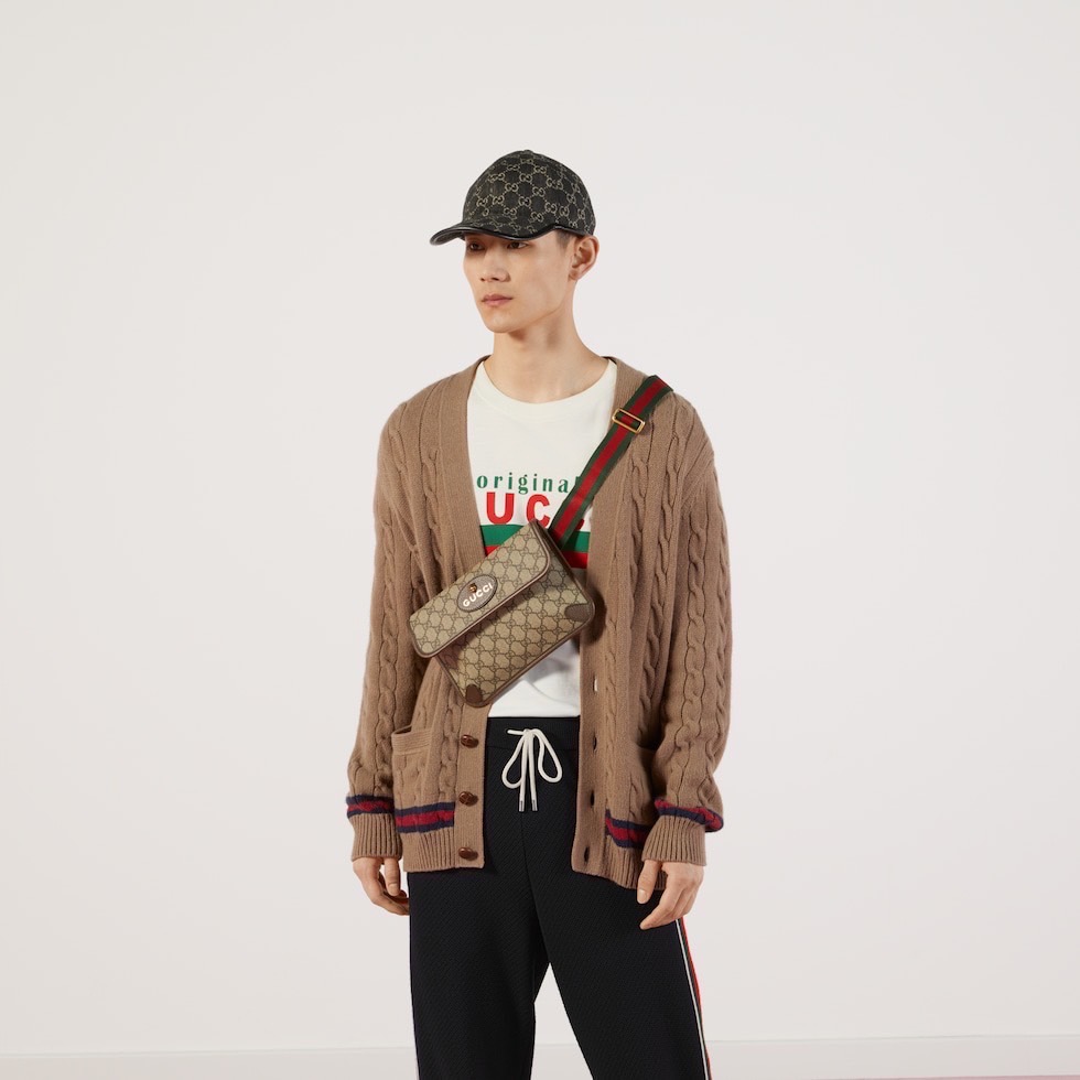 Gucci Neo Vintage GG Supreme belt bag มือสอง
