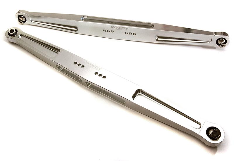 INT-C28562SILVER Billet Machined Rear Lower Trailing Arms for Traxxas 1/7 Unlimited Desert Racer