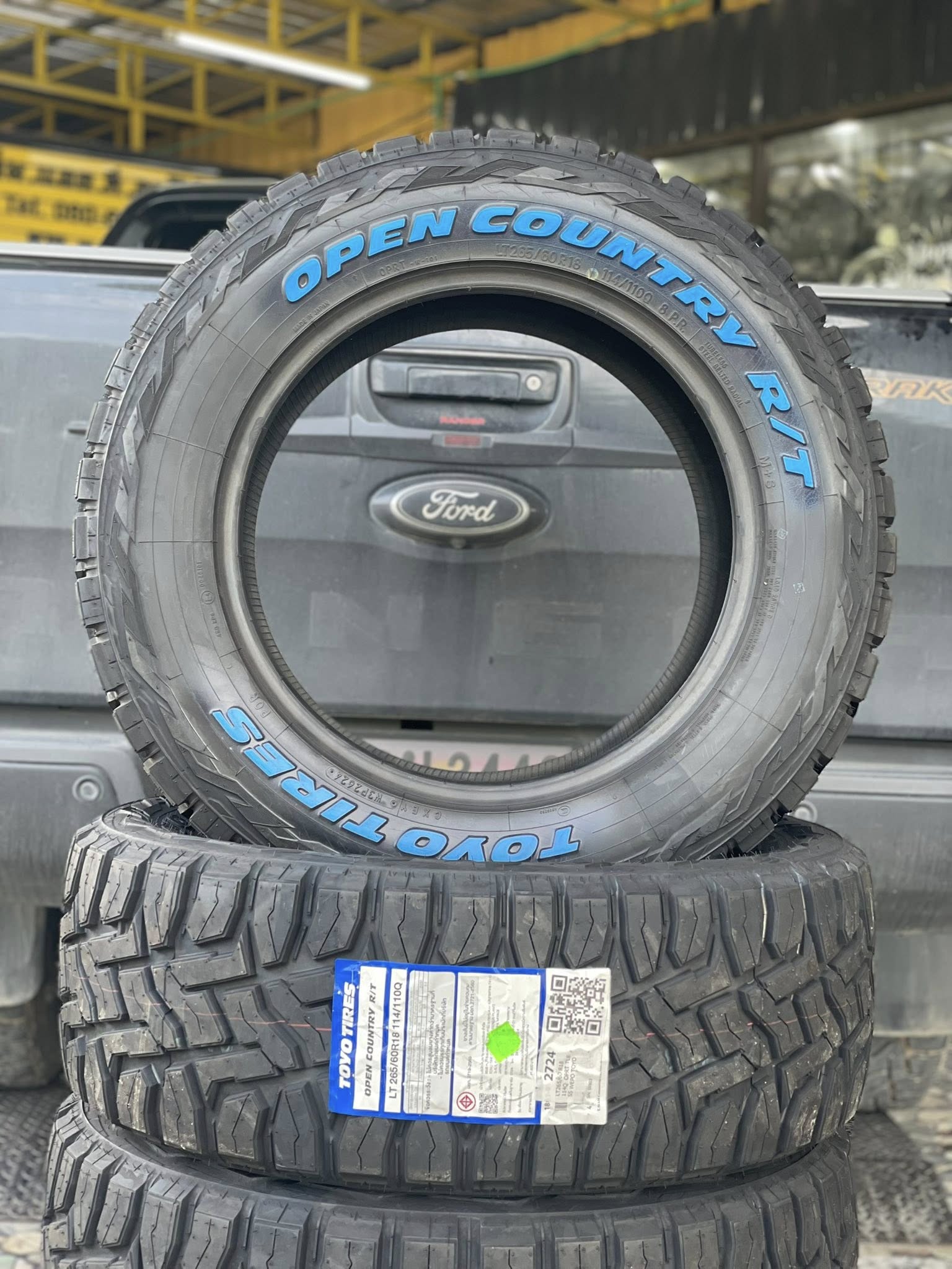 FORD_RANGER🚘 เปลี่ยนยาง 🐘#TOYO_RT_265/60R18