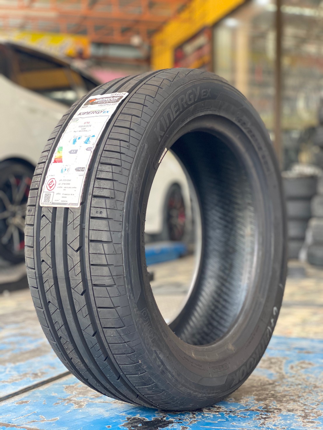 ยางใหม่ Hankook Kinergy 195/55R15 ยางนุ่มเงียบคุณภาพดี ยางใหม่ปี2020