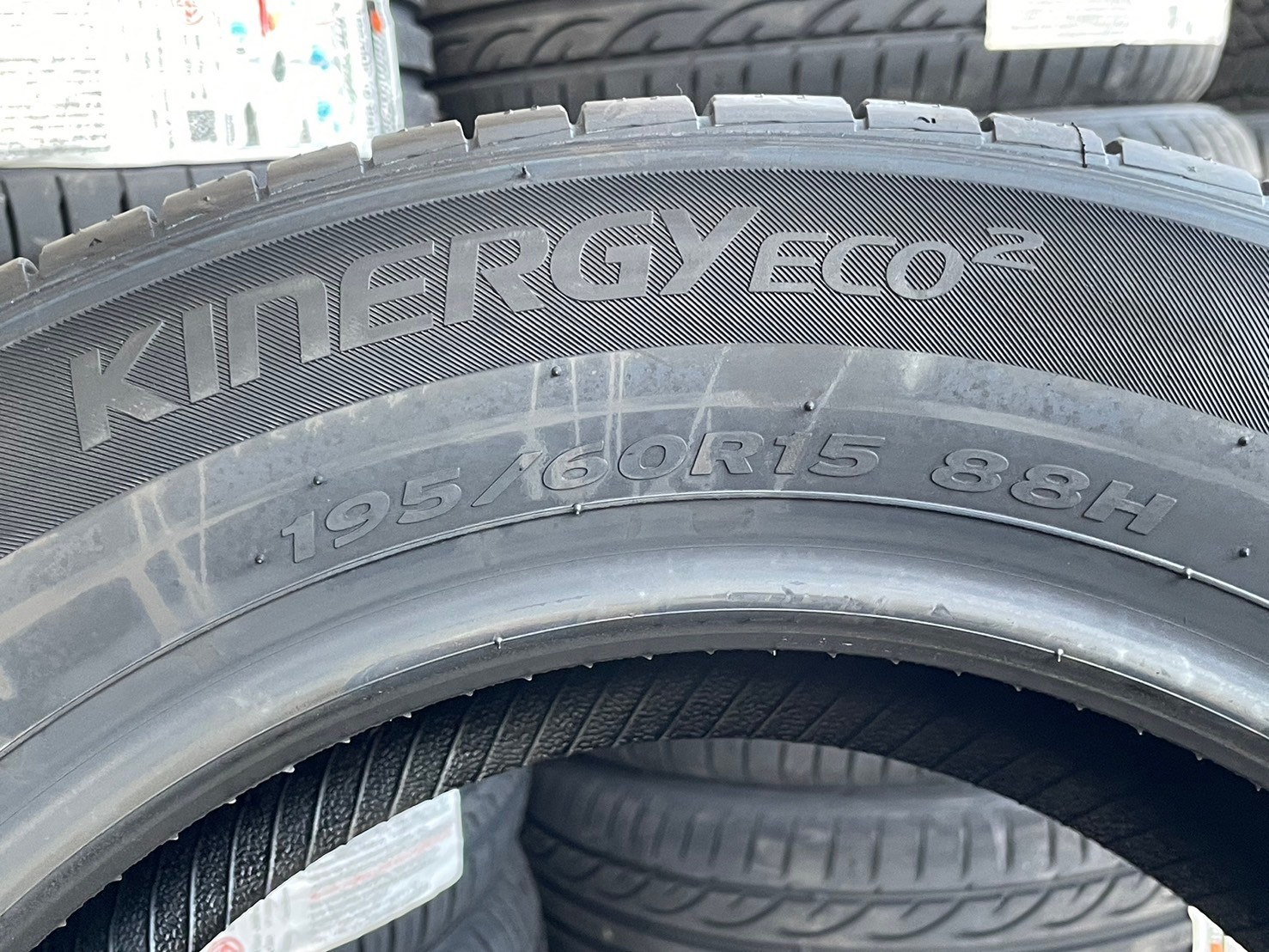 HANKOOK 195/60R15 รุ่น KINERGY ECO2 ยางใหม่ปี2024
