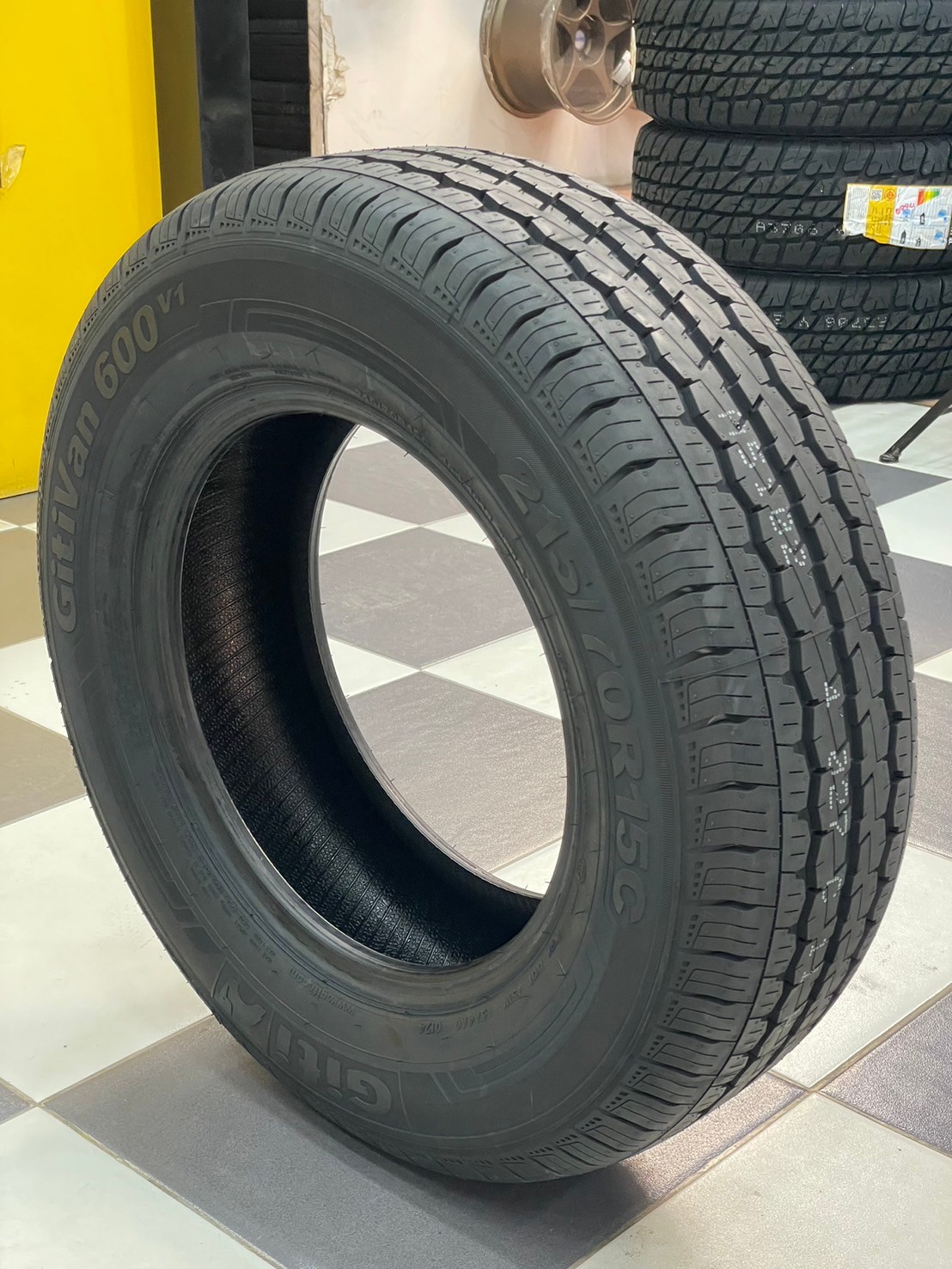 🐘🐘#ยางจีที #Giti Van600v1 215/70R15 ยางใหม่ปี2024🚚🚛🛻🚐🚎