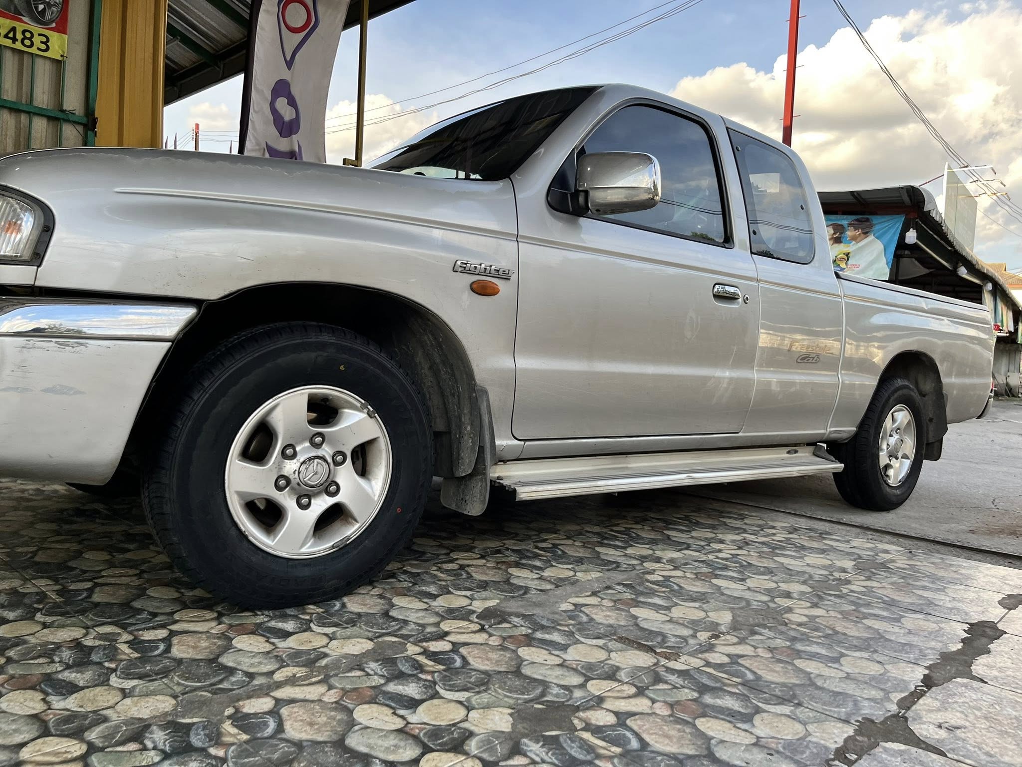 MAZDA_B2500🚘เปลี่ยนยาง 🛞🐘#GOODRIDE_SC326_195R14