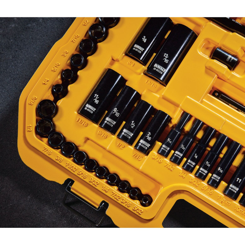ชุดเซ็ท Mechanical Tools Black Chrome 184 ชิ้น รุ่น DWMT45184-1 DEWALT