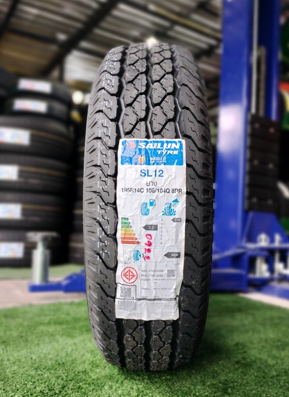ยาง SAILUN SL12 195R14C ยางใหม่ปี 2022