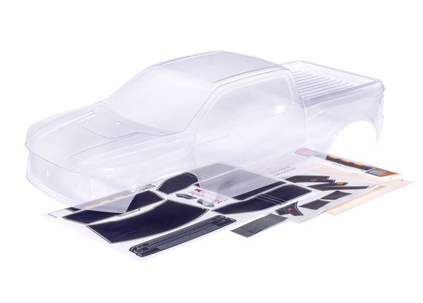10111 Body, Ford Raptor R (clear, requires painting)/ window masks/ decal sheets