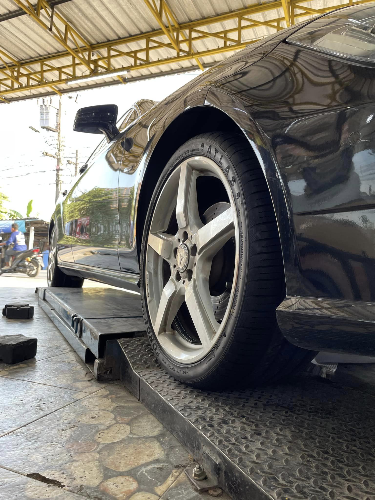 BENZ_CLS250❤️🌟💯 #ยางสปอร์ตพรีเมี่ยม นุ่มเงียบ สมรรถนะสูง ❤️ #ATLAS_FORCE UHP 255/35R19 🎉 #KUMHO_TA91_285/30R19