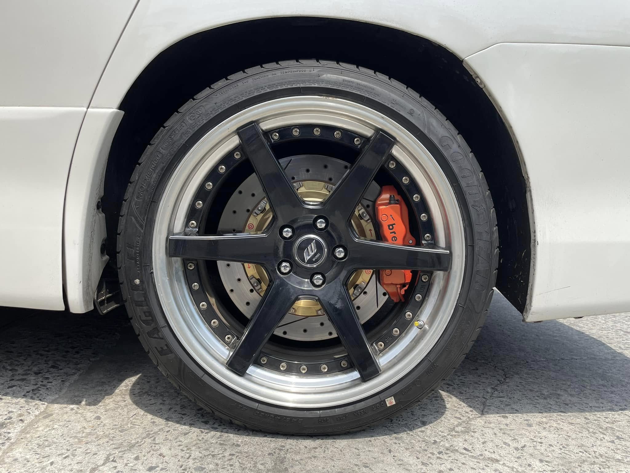 🛞❤️ #TOYOTA_VELLFIRE🛞เปลี่ยนยาง 🛞🐘#GOODYEAR_ASYMMETRIC2 #RunFlat #245/40RF20