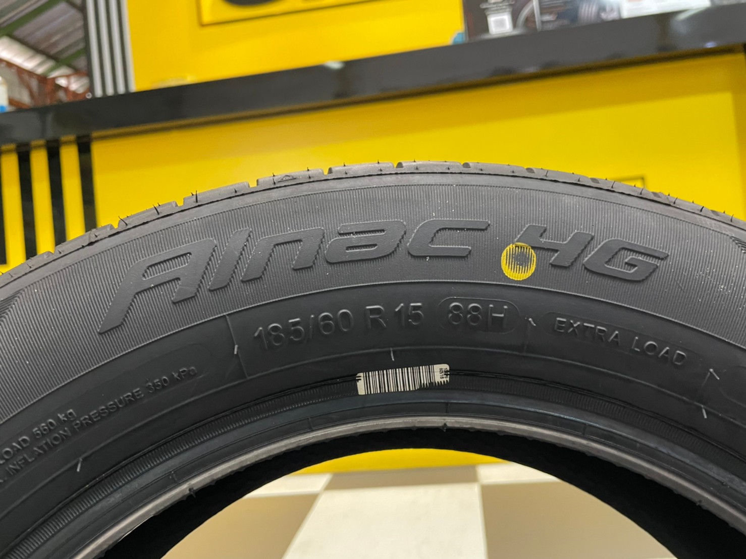 Apollo Alnac 185/60R15 ยางใหม่ปีผลิต21 ยางนุ่มเงียบ