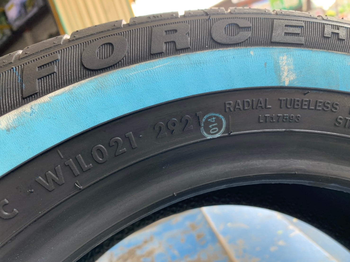 ยางขอบขาวแท้ Atlas Tires 185/60R13