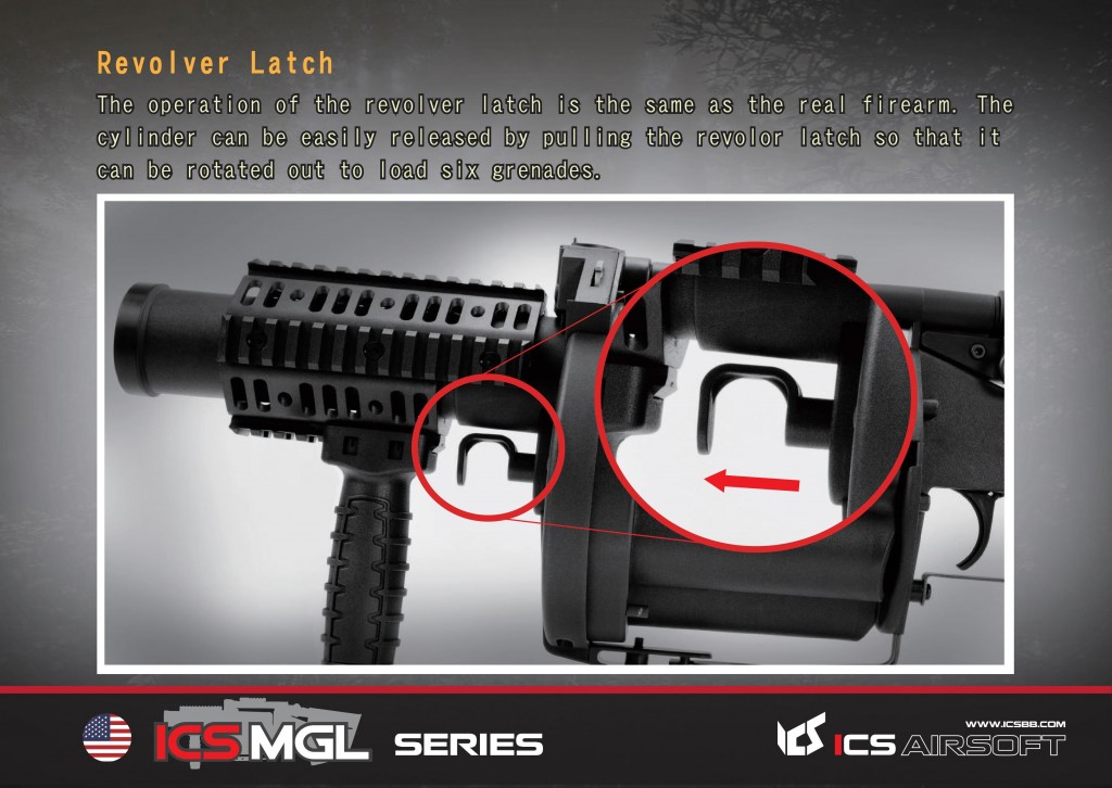 ICS-192 MGL L Retractable Stock (Metal Handguard) (สินค้าตัวโชว์)
