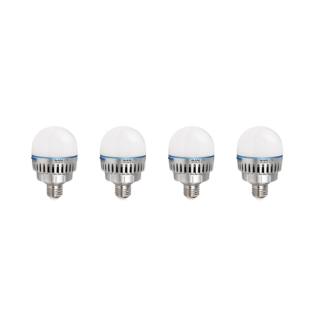 Nanlite PavoBulb 10C RGBWW LED Bulb 4KIT