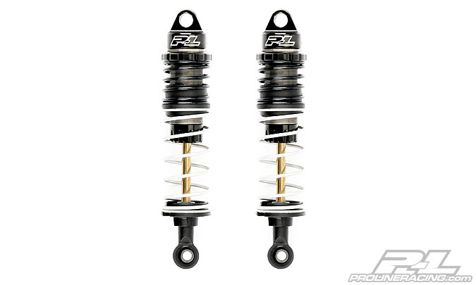 PRO606300 Power Stroke Shocks (Front) for Pro-Line PRO-2 SC, Slash 2wd/4X4 and Many Others with Universal Adapters (#6063-05)