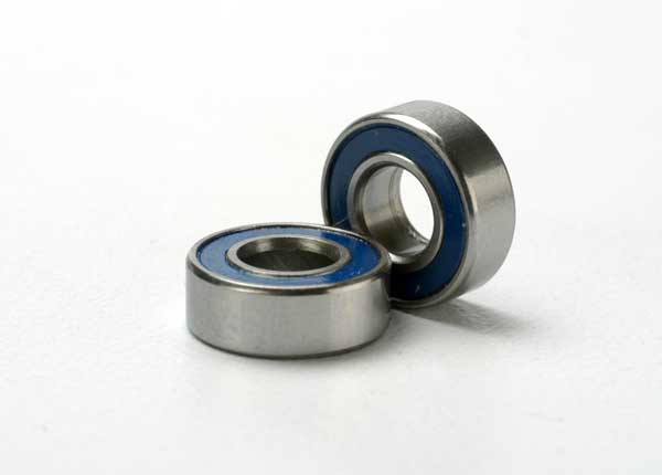 5116 Ball bearings, blue rubber sealed (5x11x4mm) (2)