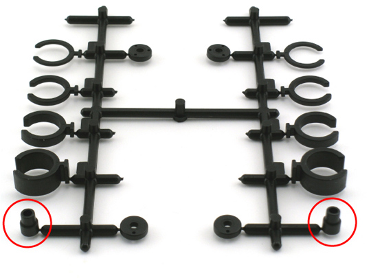 RPM-80912 Black Motor Protector for the Traxxas Bandit, e-Rustler & e-Stampede 2wd