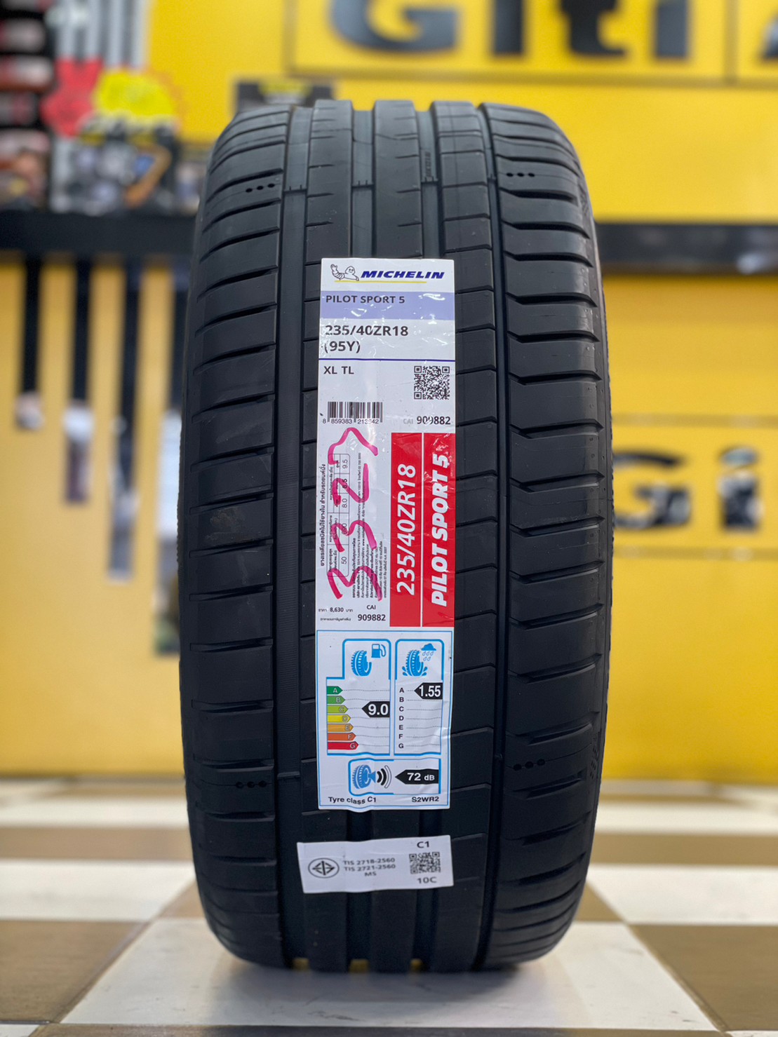 MICHELIN PILOT SPORT 5 235/40R18 ยางใหม่ปี2023