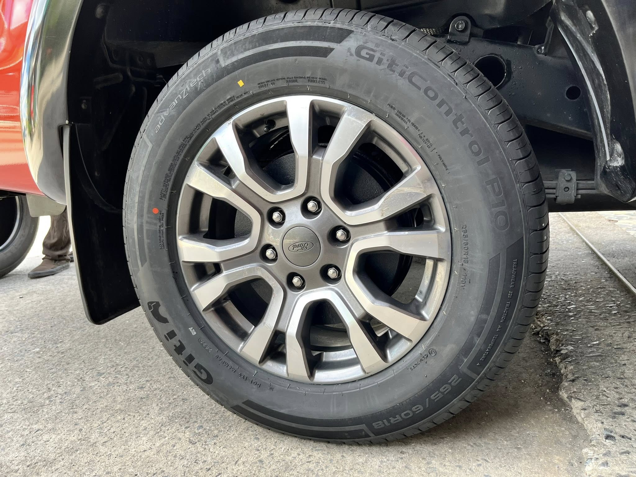 FORD_RANGER🚘เปลี่ยนยาง 🛞🐘#GITI_ControlP10_265/60R18