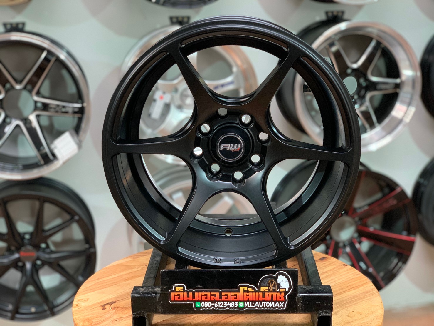 ล้อแม็กใหม่ขอบ15 กว้าง7.25 ออฟ35 CB 73.1 ขนาด 4x100 และ 4x114.3