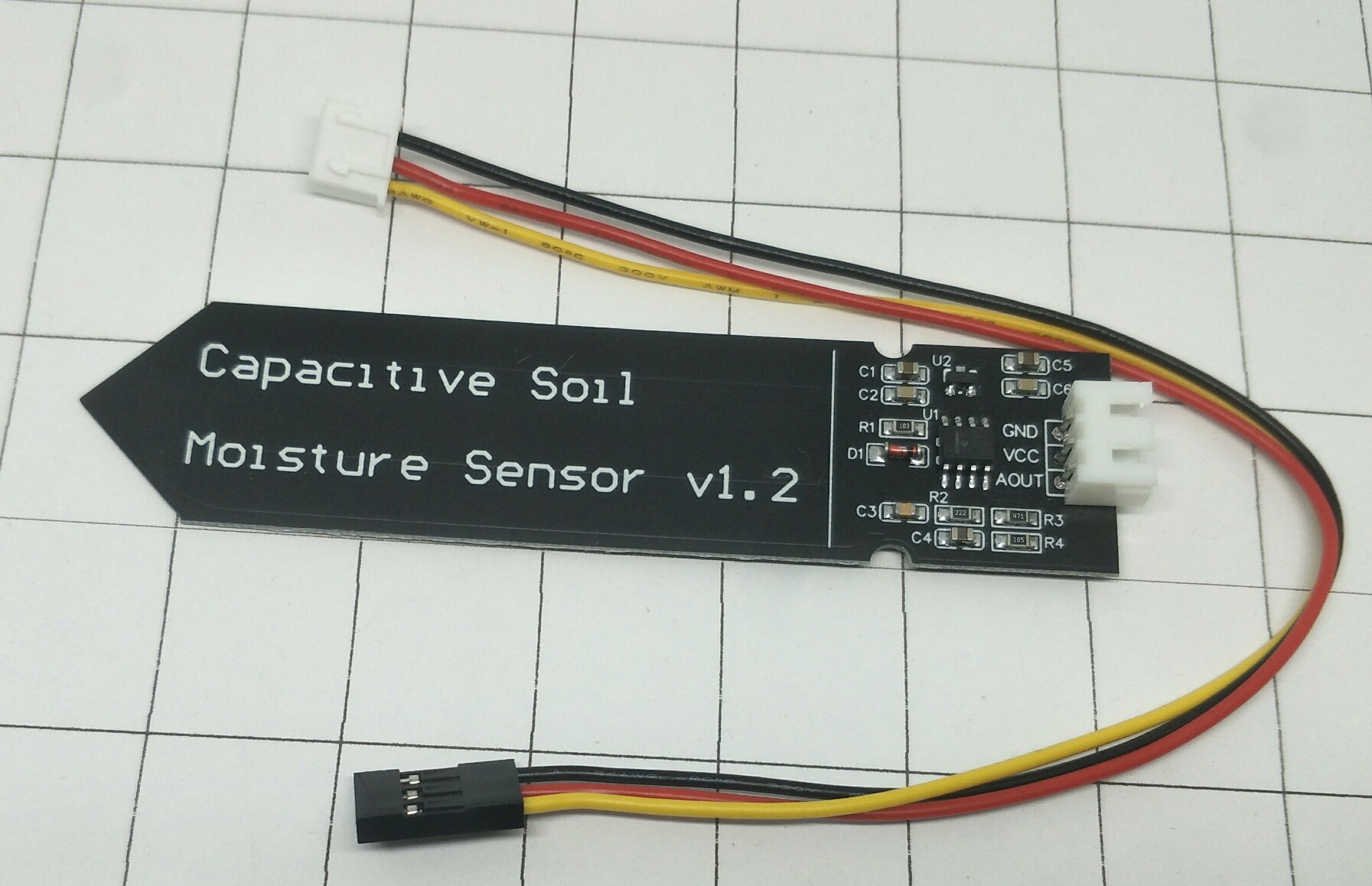Analog Capacitive Soil Moisture Sensor V1.2