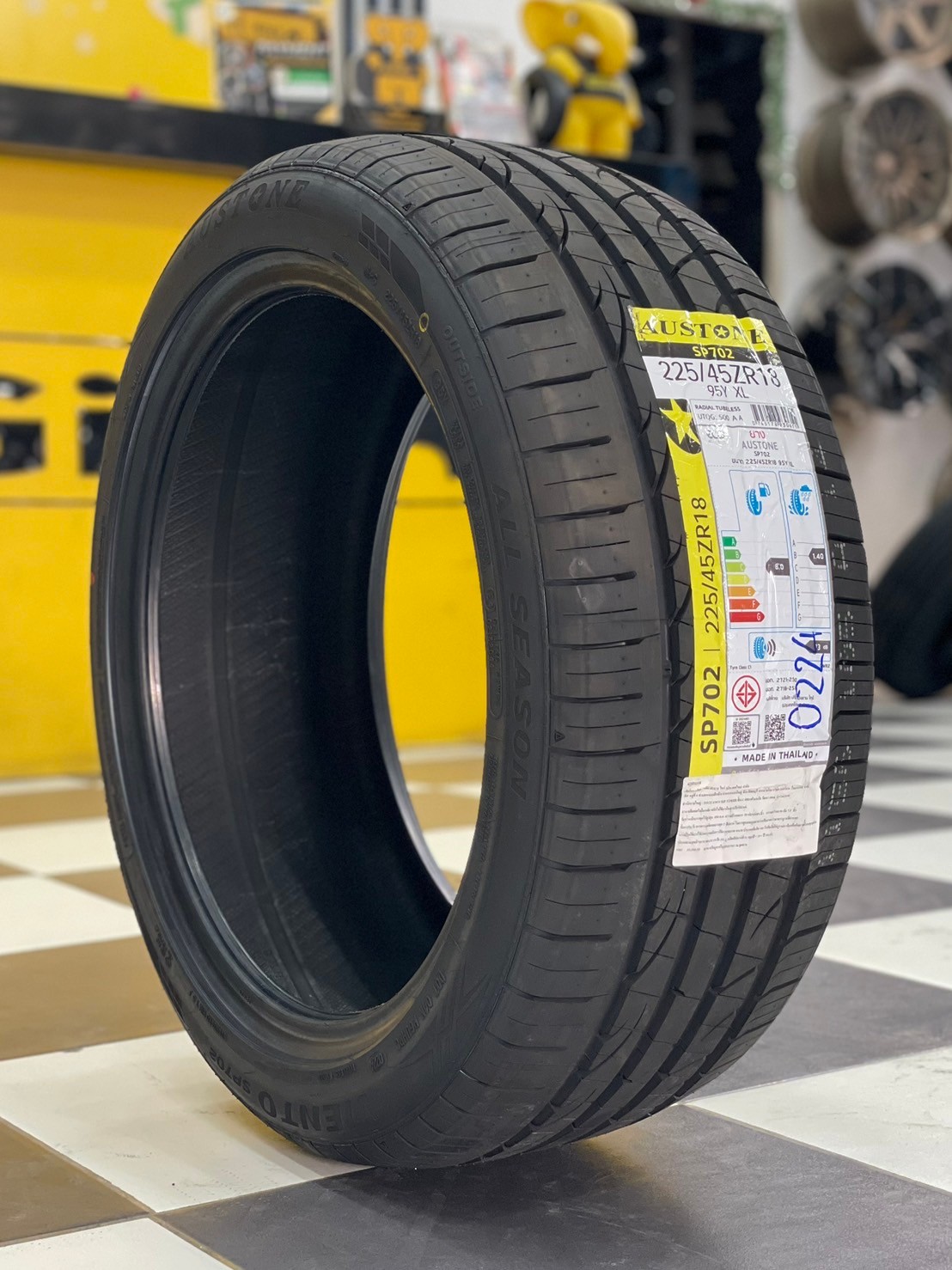 🔥🔥🔥AUSTONE SP602 225/45R18 ยางใหม่ปี2024🔥🔥🔥