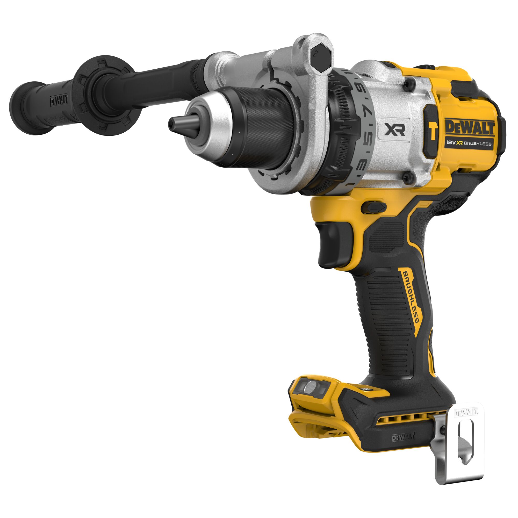 สว่านกระแทกไร้สายไร้แปรงถ่าน 20V Max รุ่นพรีเมียม 3 สปีด No.DCD1007N-B1 DEWALT (เครื่องเปล่า)